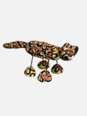 Dia De Los Muertos Miniature Alejibre Ceramic Cheetah